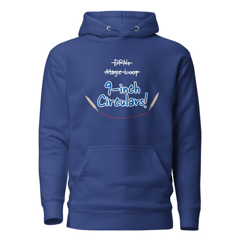 9-inch Circulars Hoodie for Knitters